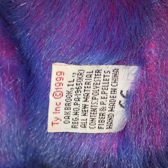 Kids TY vintage Purplebeary Beanie Classic 1999 Bear With Tag Retired - Picture 4 of 6